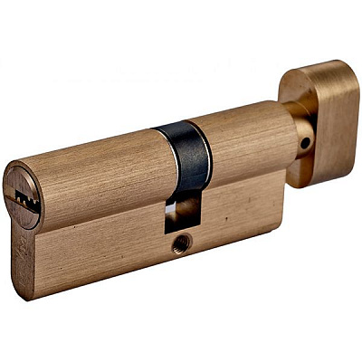 Евроцилиндр MVM Р6Р30T/40 SB матовая латунь