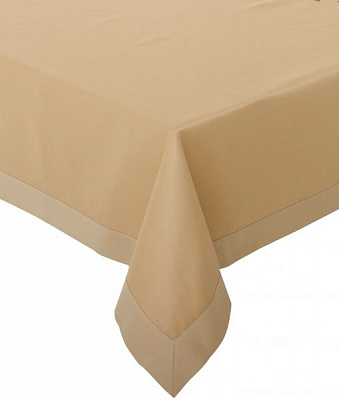 Скатерть «Цветочек» 647-16/00 110x140 см бежевый Эдельвика 