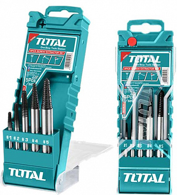 Набор экстракторов TOTAL® для извлечения шурупов Total 5 шт. (TACSE0056)