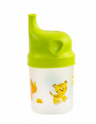 Поїльник Baby Team з силіконовою насадкою 200 мл