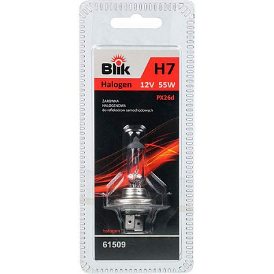 Лампа галогенная BLIK 61509 H7 PX26d 12 В 55 Вт 1 шт