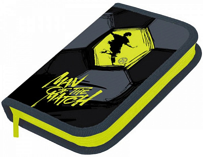 Пенал шкільний Football 22006C CLASS різнокольоровий принт