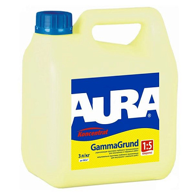 Ґрунтовка глибокопроникаюча Aura Koncenntrat GammaGrund 3 л