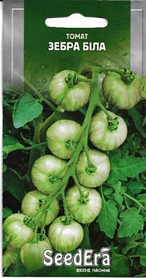 Насіння Seedera томат Зебра біла 0,1г