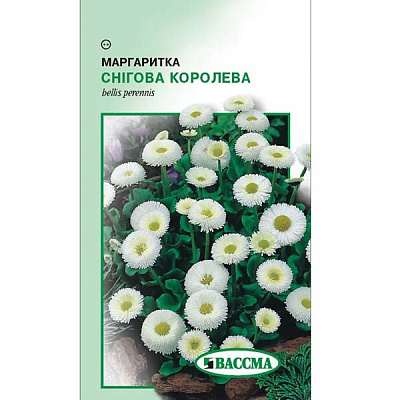 Семена Цветы Маргаритка Снежная королева 0.1 г