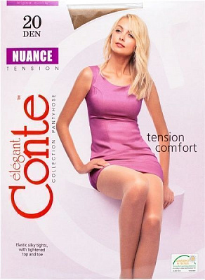 Колготки Conte NUANCE 20 den natural р. 2 бежевий