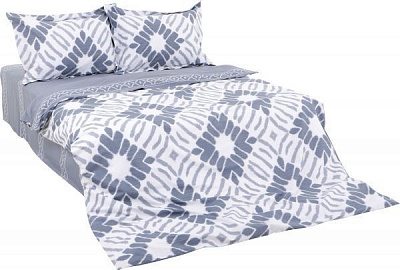 Комплект постільної білизни Mary 1,5 синьо-білий La Nuit