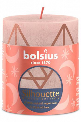 Свеча Silhouette Рустик Елка 80/68 Bolsius