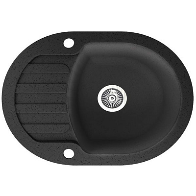 Мойка кухонная Water House Suzi 610х465 мм черная