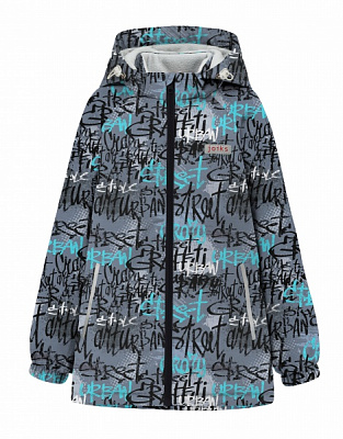 Куртка детская для мальчиков JOIKS р.158 серый 