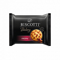 Печенье Biscotti песочно-отсадное с изюмом Bakery 50 г 
