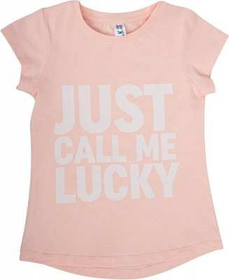Футболка для девочки Luna Kids Stars р.122 розовый №0021/16056 