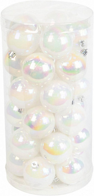 Набір ялинкових куль Бабл гам d 60 мм 30 шт./уп.