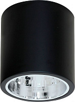 Светильник точечный Luminex Downlight round 60 Вт E27 черный 7243