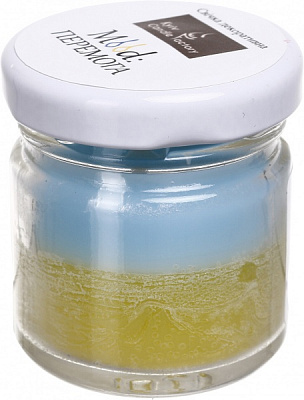 Свеча в стакане Kyiv Candle Factory Патриотическая 5х4,3 см 42 мл У8642 