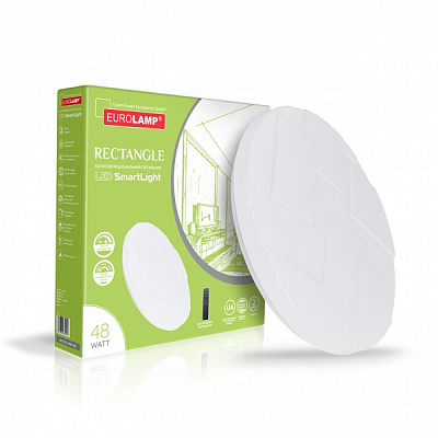Світильник світлодіодний Eurolamp Rectangle 38 см 48 Вт білий LED-ESL-48W-N32