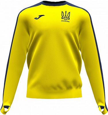 Джемпер формы сборной Украины 2021 Joma FED. FUTBOL UCRANIA AT102363A907 р. 2XL желтый