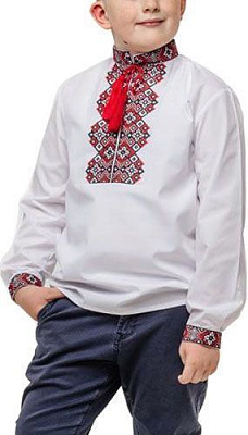 Вышиванка Сварга Добрыня р.140 красный SV-CME0215-0421-02028-140 