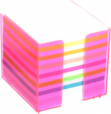 Блок паперу 85х85 мм 800 арк мікс кольорів в боксі UP! (Underprice)