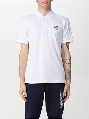 Поло EA7 POLO SHIRT 3LPF02-PJEEZ-1100 р.M білий