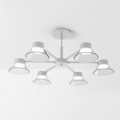 Люстра потолочная Luminaria Adel 6xGX53 белая ADEL 6xGX53 WHITE