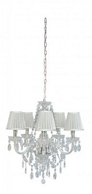 Люстра подвесная Геотон НСБ 01-5х60-910 Акрил 5x60 Вт E14 прозрачный 38148 