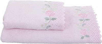 Набір рушників Amora рожевий Karna