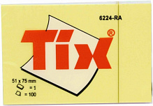 Бумага для заметок с липким слоем Rainbow 51x75 мм 100 шт. TIX