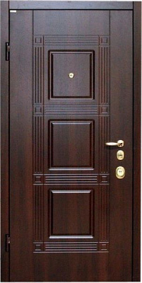 Двері вхідні Мавіс №09 горіх темний 2030x960мм ліві