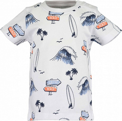 Футболка для мальчиков Blue Seven р.80 белый 928120 X_001_р.80 