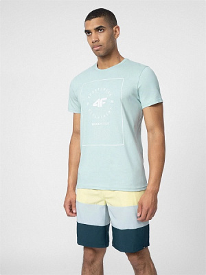 Футболка 4F H4L22-TSM033-47S р.XL блакитний