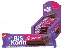 Батончик Konti бісквітний BiSKonti Брауні зі смаком шоколаду