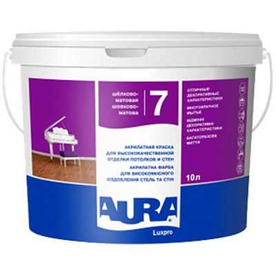 Фарба акрилатна водоемульсійна Aura® Luxpro 7 TR шовковистий мат база під тонування 2,25л