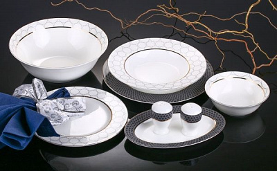 Сервіз столовий Spheric 26 предметів на 6 персон Fiora