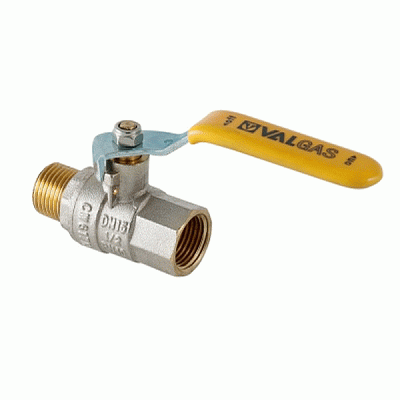 Кран кульовий Valtec газовий VELGAS ВЗ 1/2 ручка
