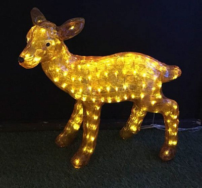 Декоративная фигура светодиодная (LED) Олень 100 ламп 55 см 
