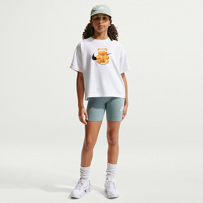 Футболка Nike G NSW TEE OC BOXY BEAR IO8121-100 р.S білий