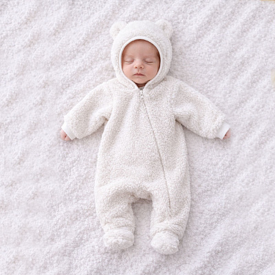 Комбінезон дитячий унісекс Blanka р.50-56 молочний 110918