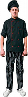 Штаны для повара Lux-Form P98663 Зебра р. 50 черный