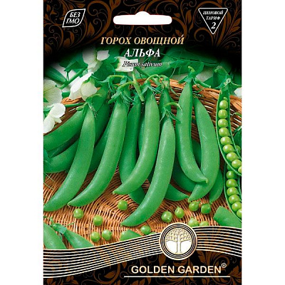 Насіння Golden Garden горох овочевий Альфа 20г