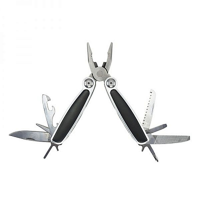 Мультиинструмент Bergamo 11 функций Solid 100 мм в чехле графитовый