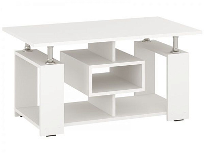 Стіл журнальний Маестро білий 900x500x460мм Пєхотін