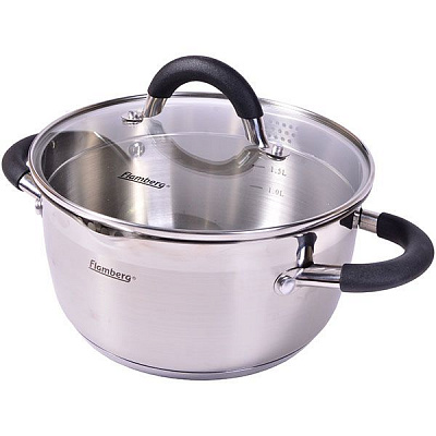 Кастрюля Adagio 5 л SS1216-24cm Flamberg