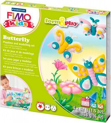 Набор пластики Fimo Бабочка 4 цвета 42 г 