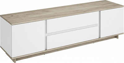 Тумба под ТВ Грейд 2д2ш Concept дуб крафт серый / нимфея альба 