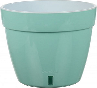 Горщик Santino Асти круглий 4л ментолово-білий (AS2 MNT-WHT)