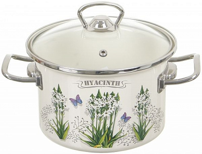 Кастрюля с крышкой Гиацинт 2,0 л Idilia