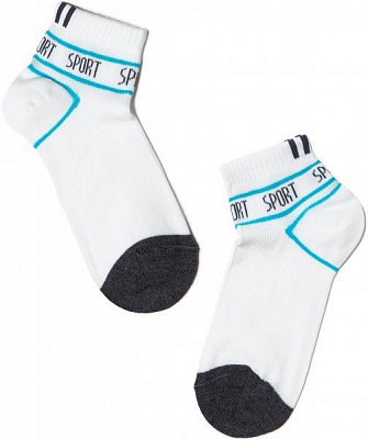 Носки детские Conte-Kids Active 13С-34СП 316 р.20 бело-бирюзовый 