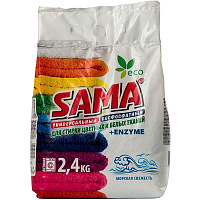 Пральний порошок для машинного прання SAMA Морьска свіжість 2,4 кг