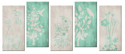 Картина модульна 60x123 см M5 F-471